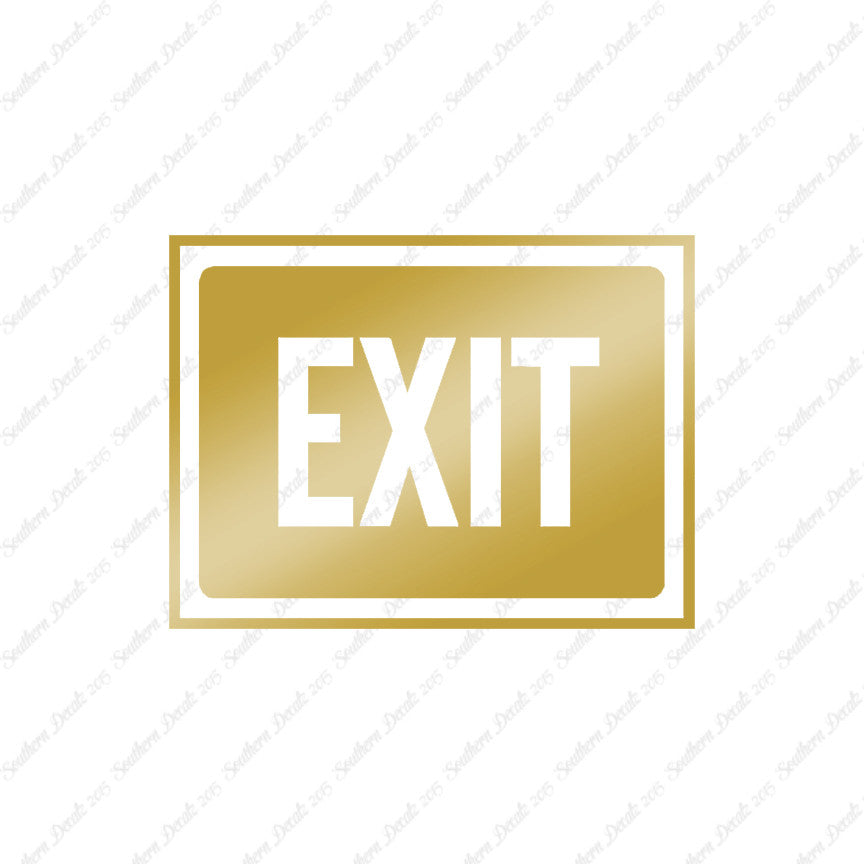 Exit Business Sign