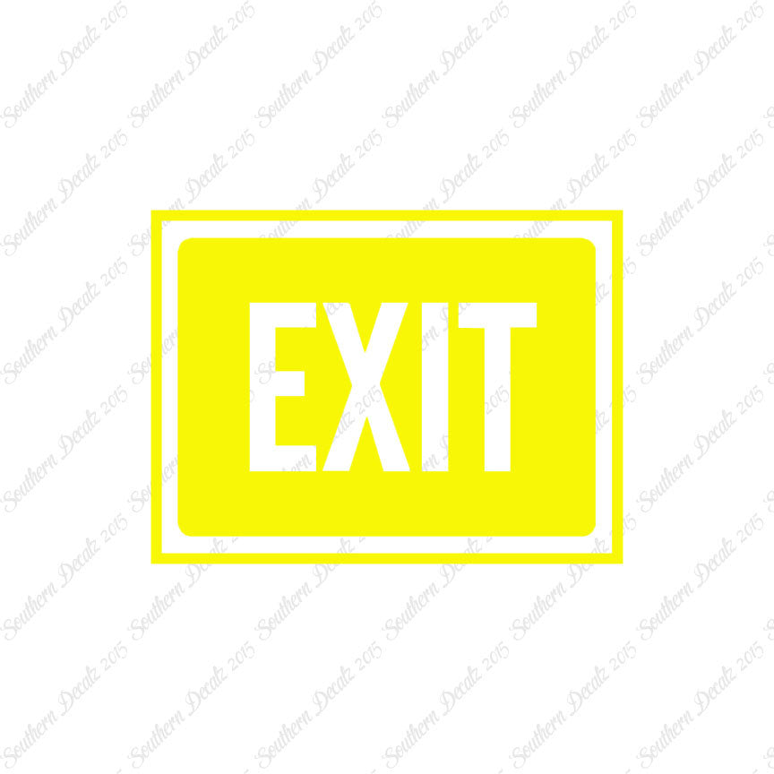 Exit Business Sign