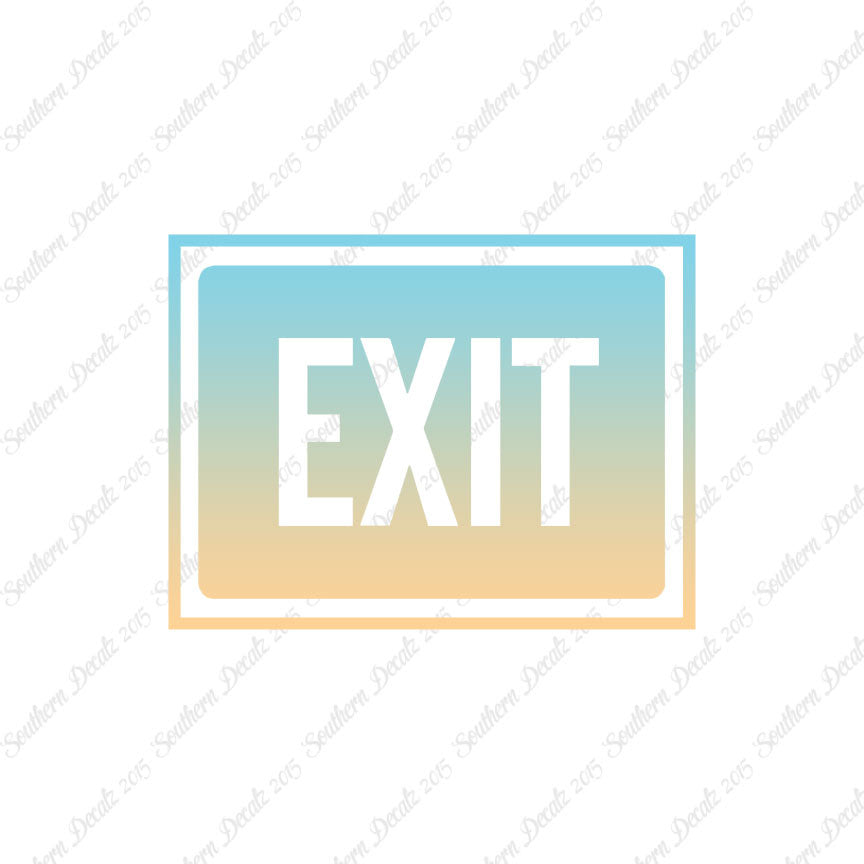 Exit Business Sign