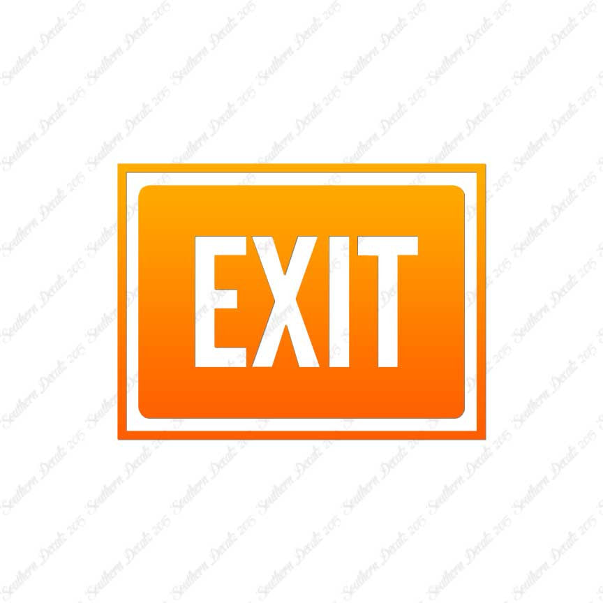 Exit Business Sign
