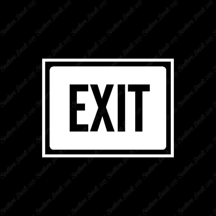 Exit Business Sign