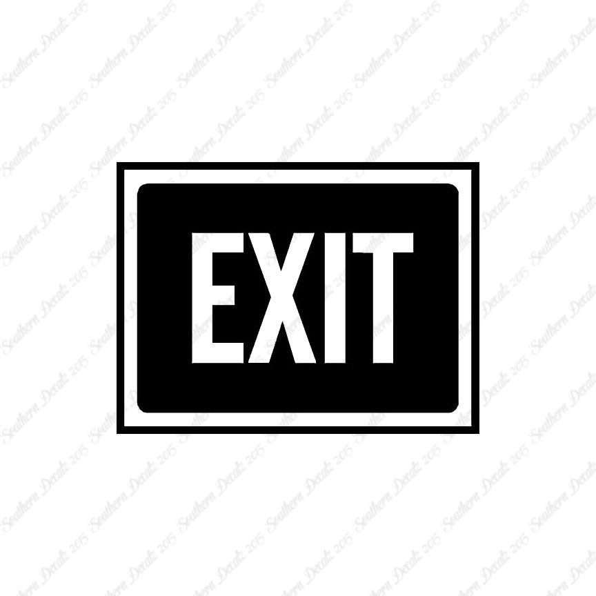 Exit Business Sign