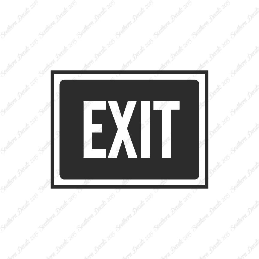 Exit Business Sign