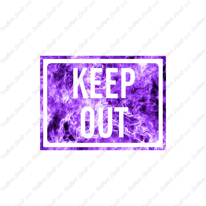 Keep Out Business Sign