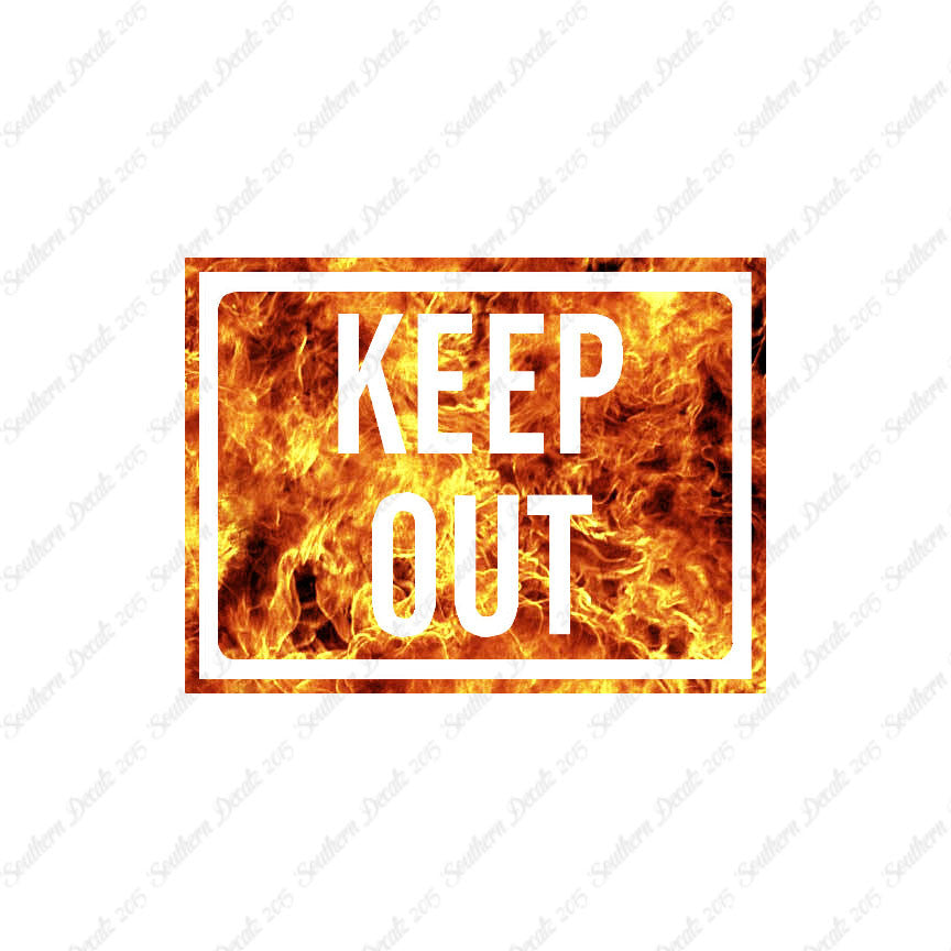 Keep Out Business Sign