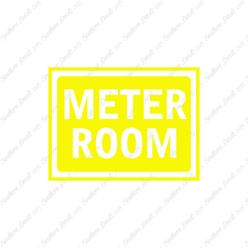 Meter Room Business Sign