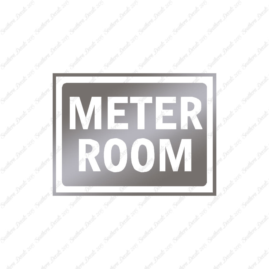 Meter Room Business Sign