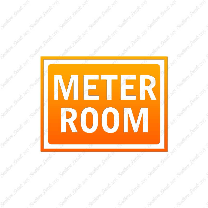 Meter Room Business Sign