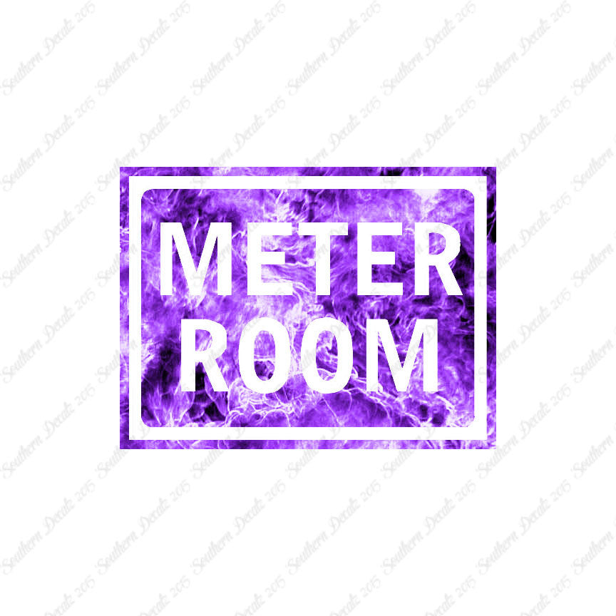 Meter Room Business Sign