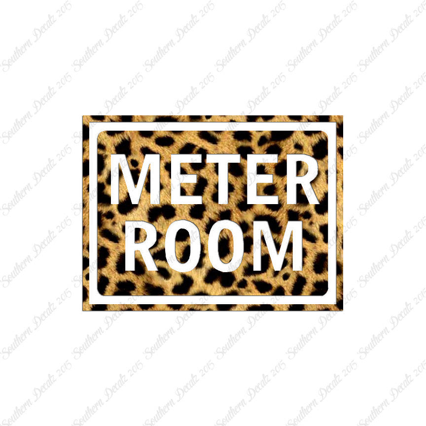 Meter Room Business Sign