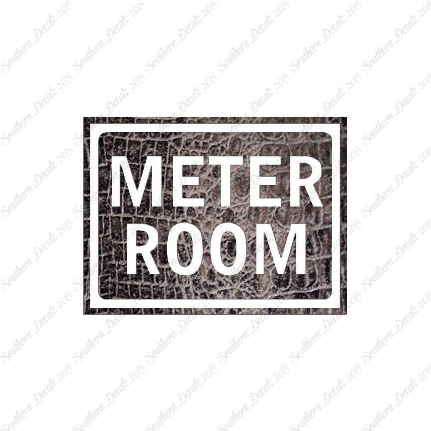 Meter Room Business Sign
