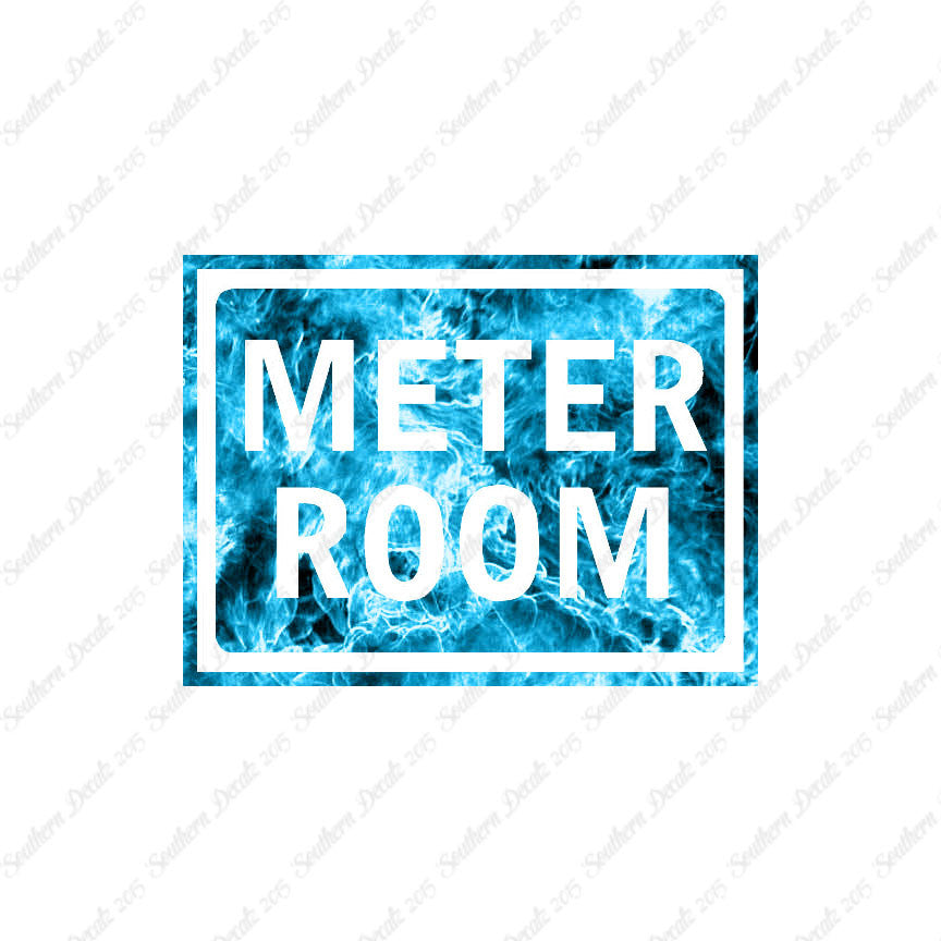 Meter Room Business Sign