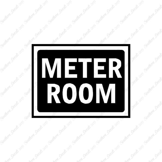 Meter Room Business Sign