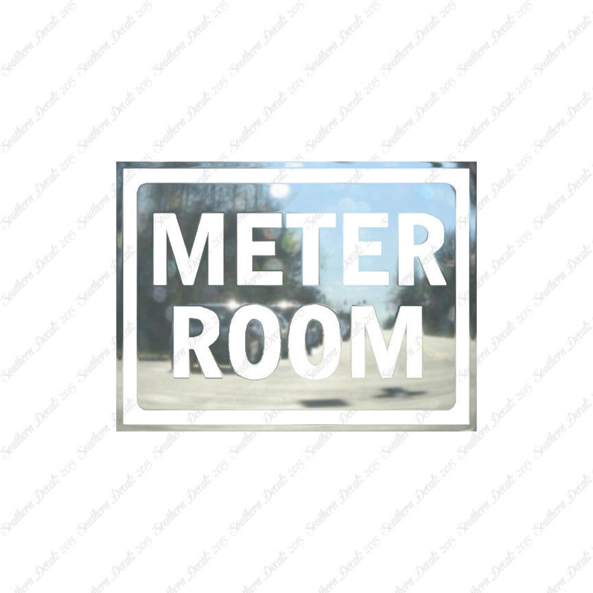 Meter Room Business Sign