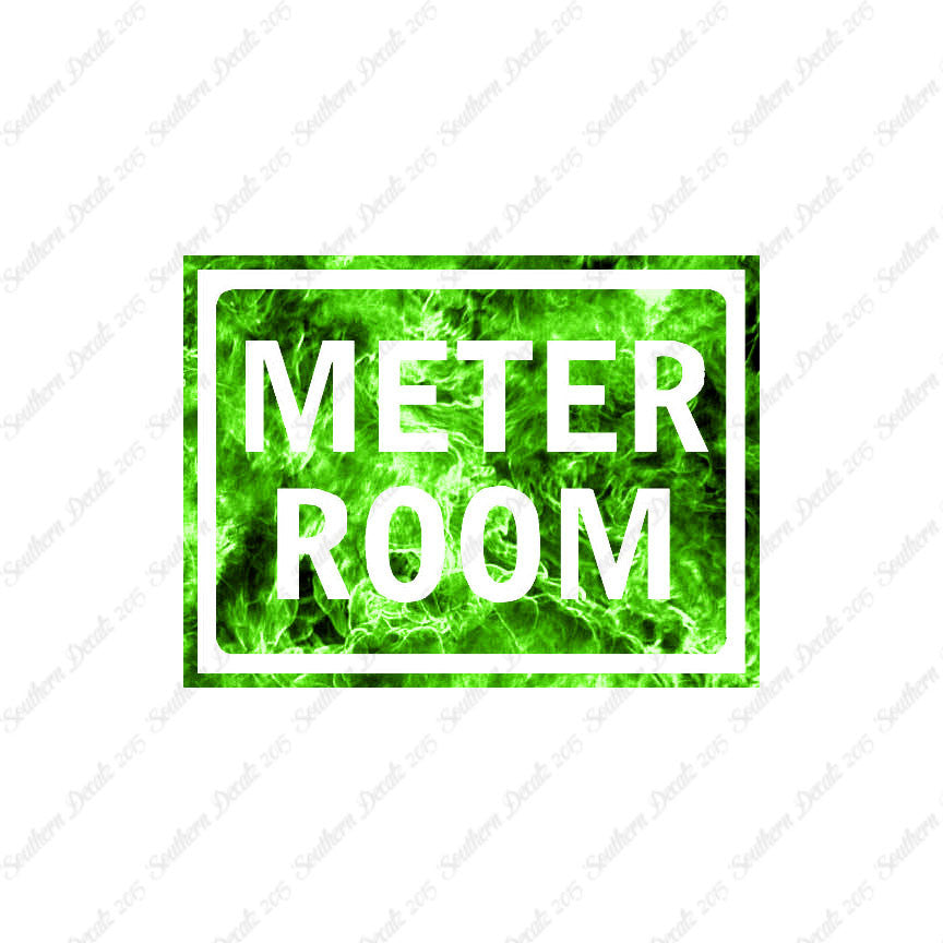 Meter Room Business Sign