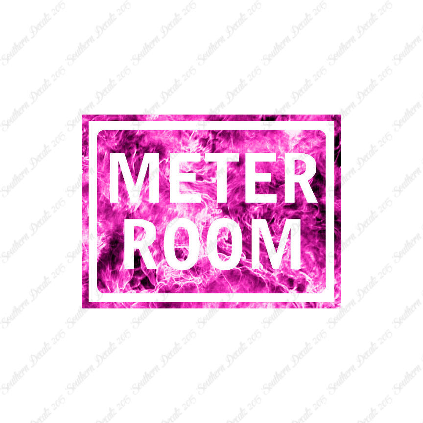 Meter Room Business Sign