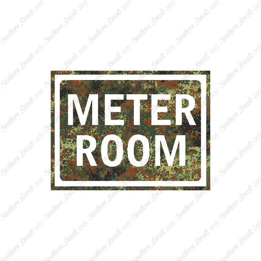 Meter Room Business Sign