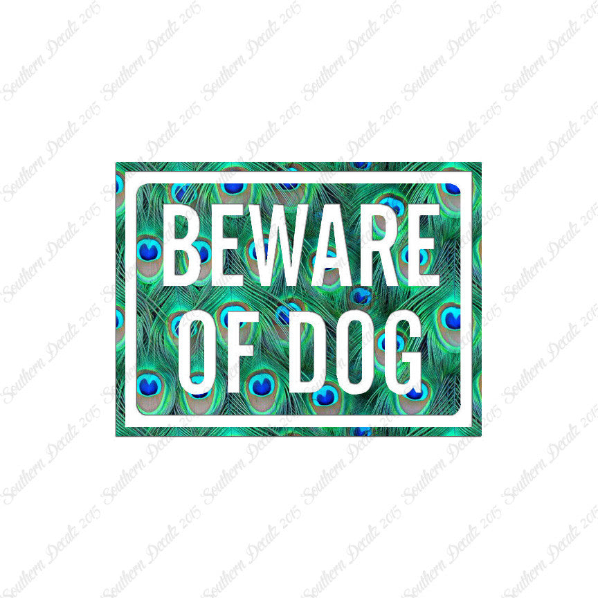 Beware Of Dog Sign
