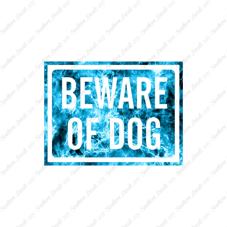 Beware Of Dog Sign