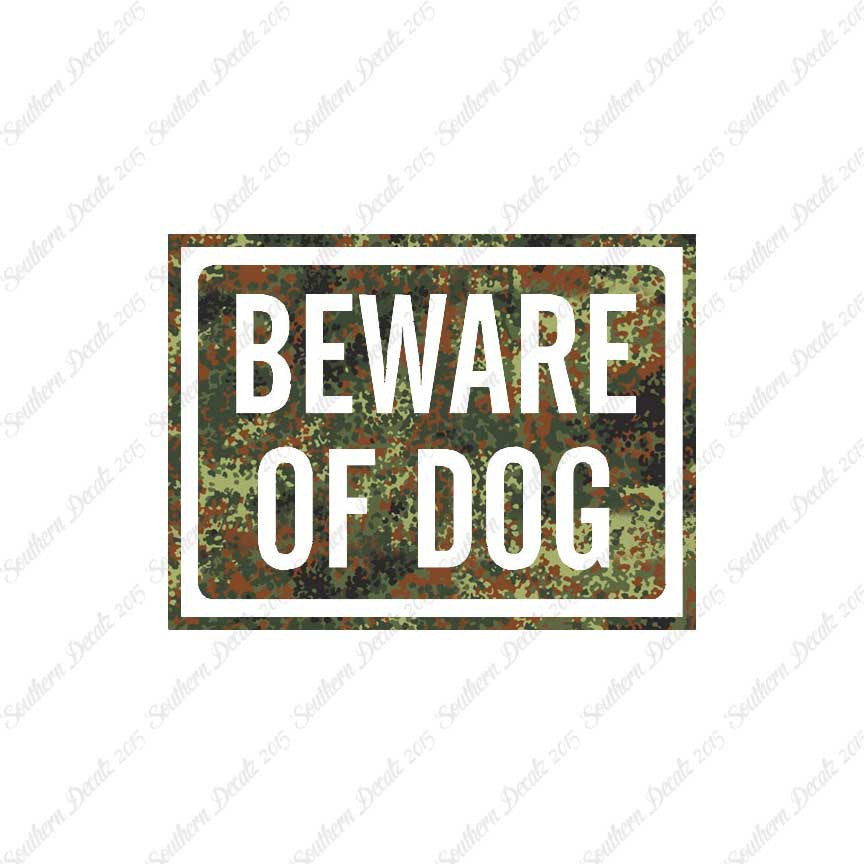 Beware Of Dog Sign