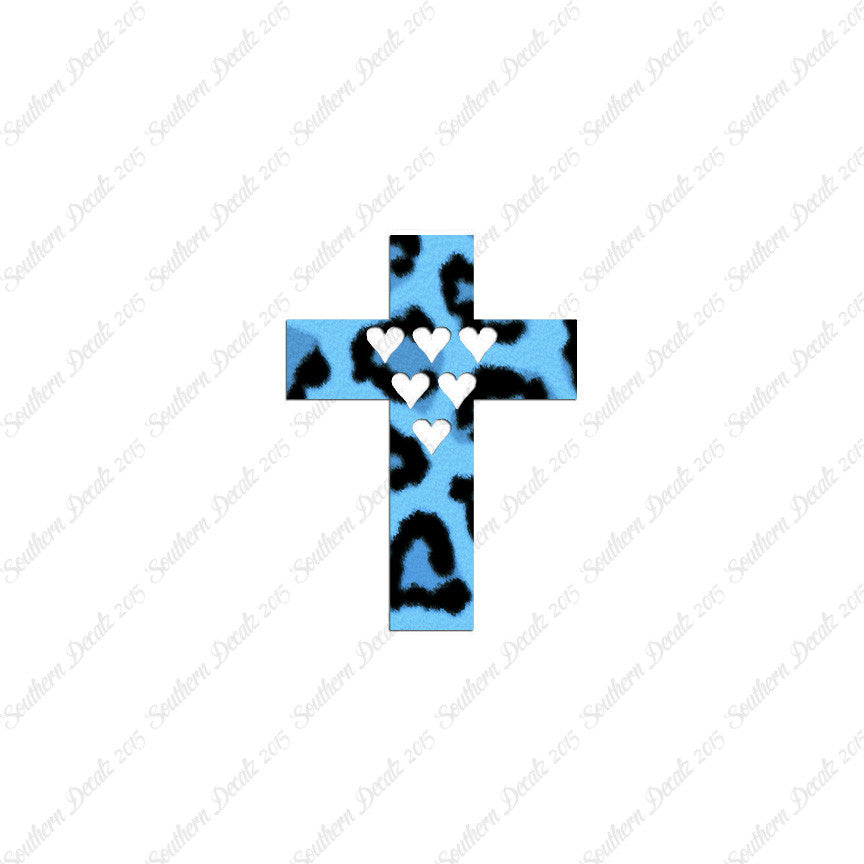 Cross With 6 Hearts