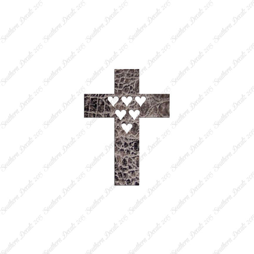 Cross With 6 Hearts