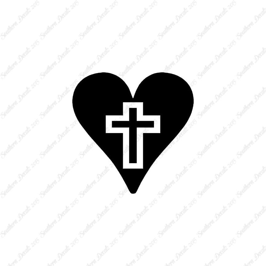 Heart With Middle Cross