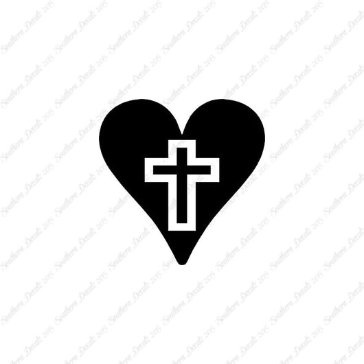 Heart With Middle Cross