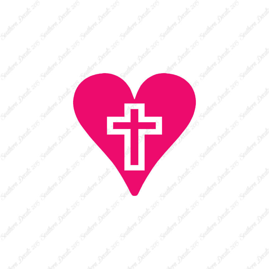 Heart With Middle Cross