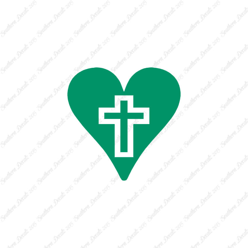 Heart With Middle Cross