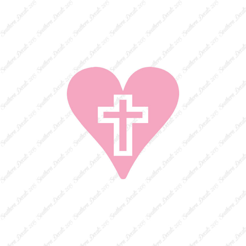 Heart With Middle Cross