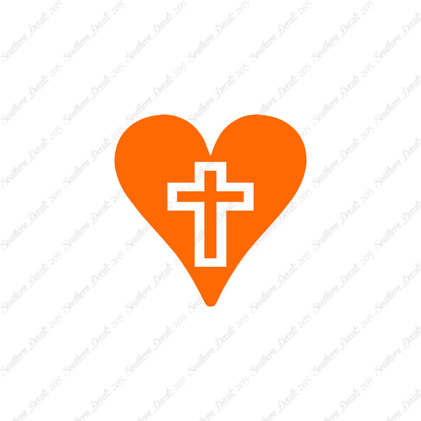 Heart With Middle Cross