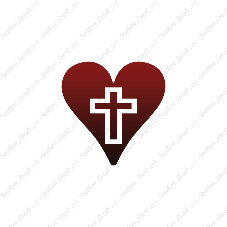 Heart With Middle Cross