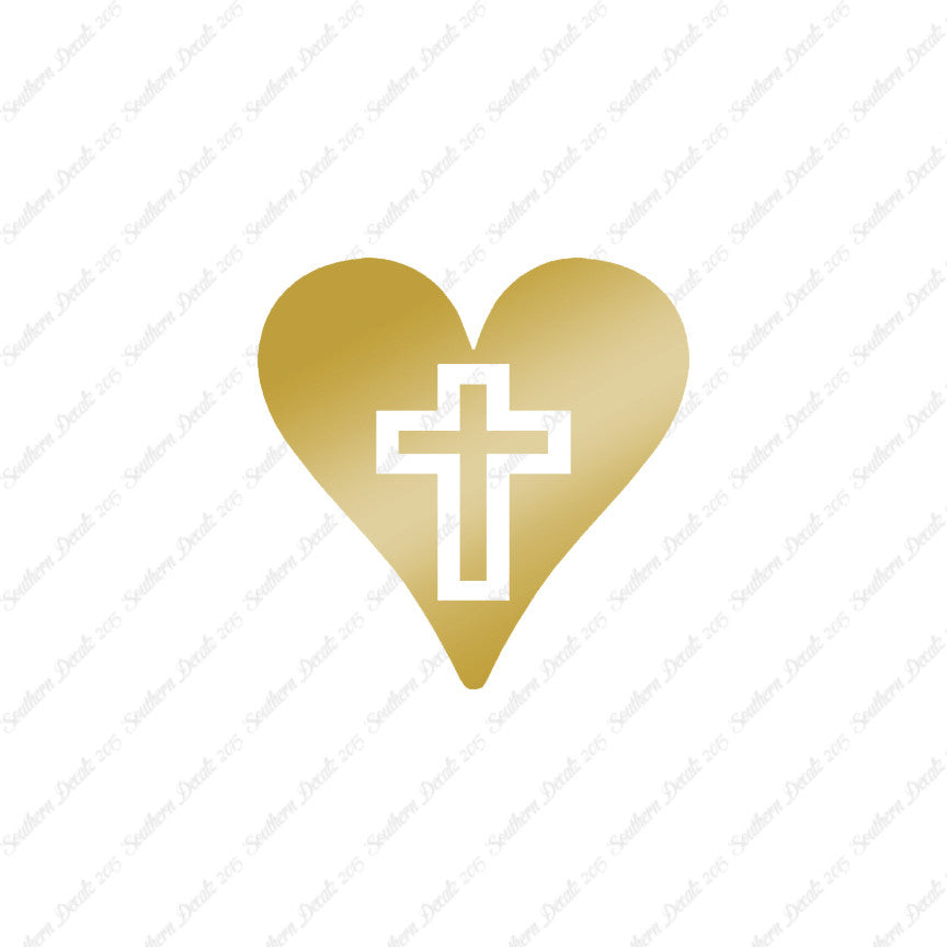 Heart With Middle Cross