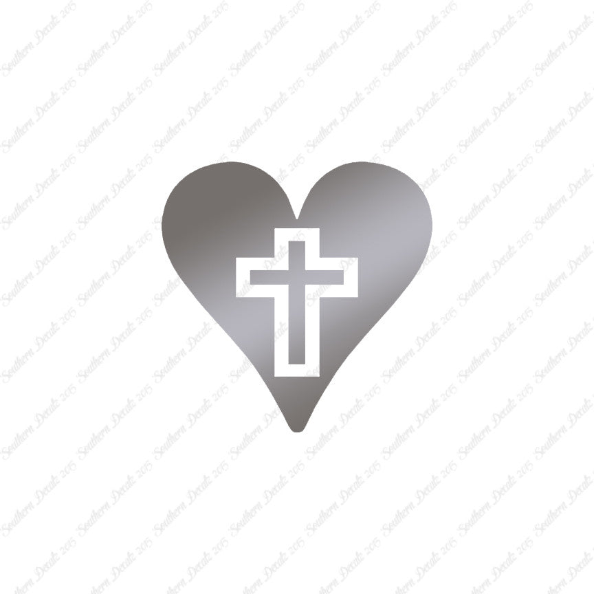 Heart With Middle Cross