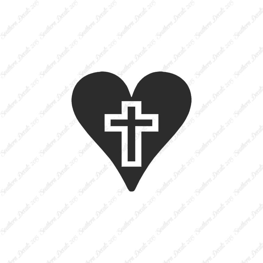 Heart With Middle Cross