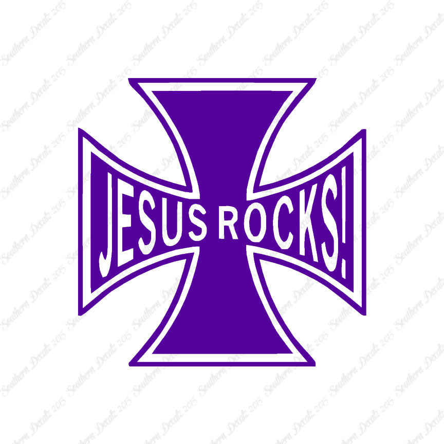 Jesus Rocks Cross