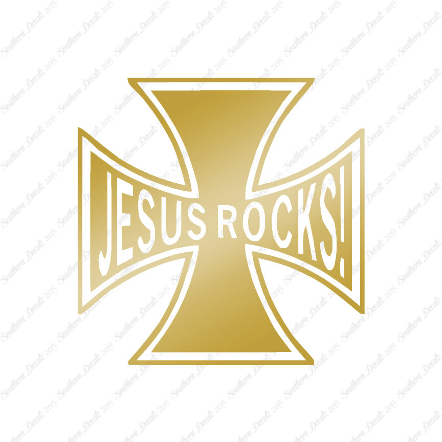 Jesus Rocks Cross