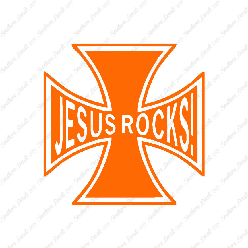 Jesus Rocks Cross
