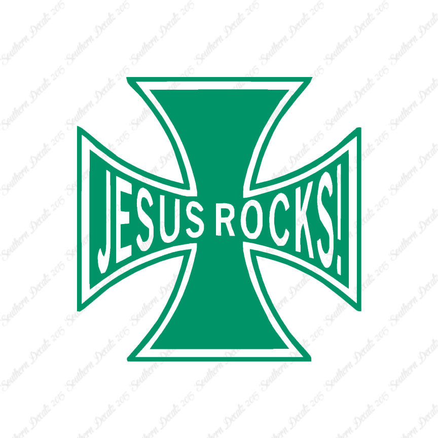 Jesus Rocks Cross