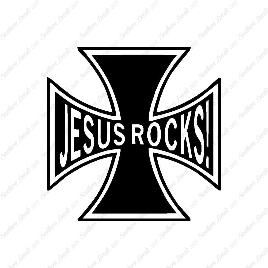 Jesus Rocks Cross