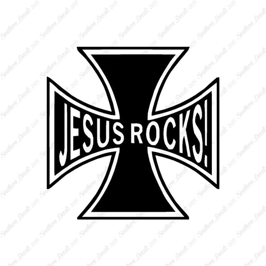 Jesus Rocks Cross