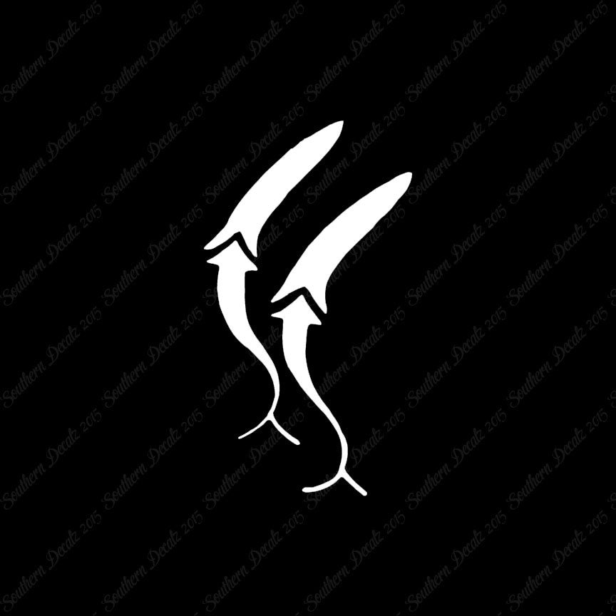 Pair Of Whale Art