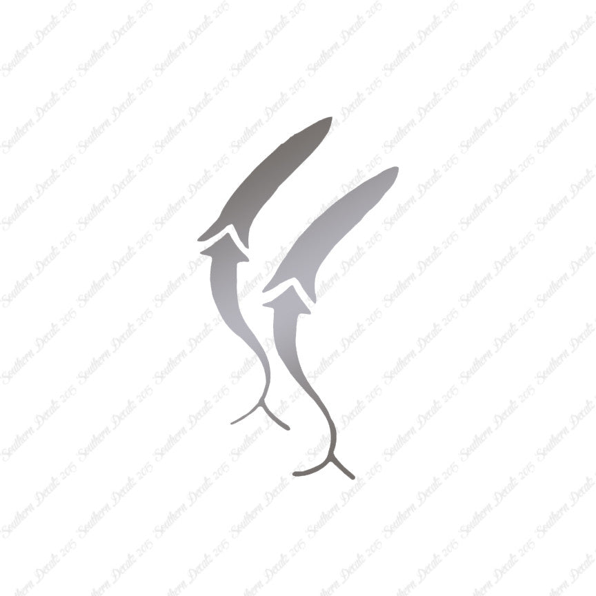 Pair Of Whale Art