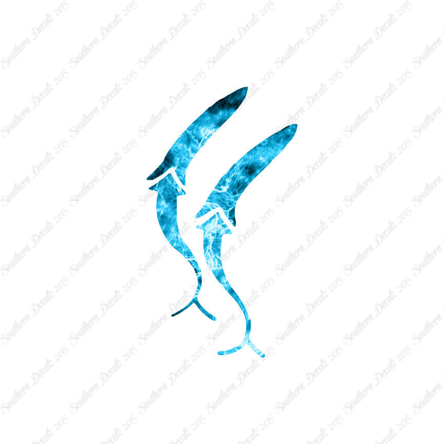 Pair Of Whale Art