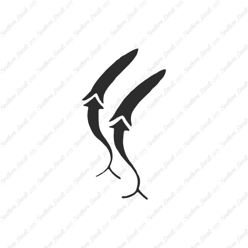 Pair Of Whale Art