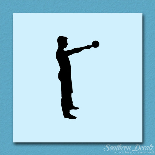 Girya Kettlebell Exercise
