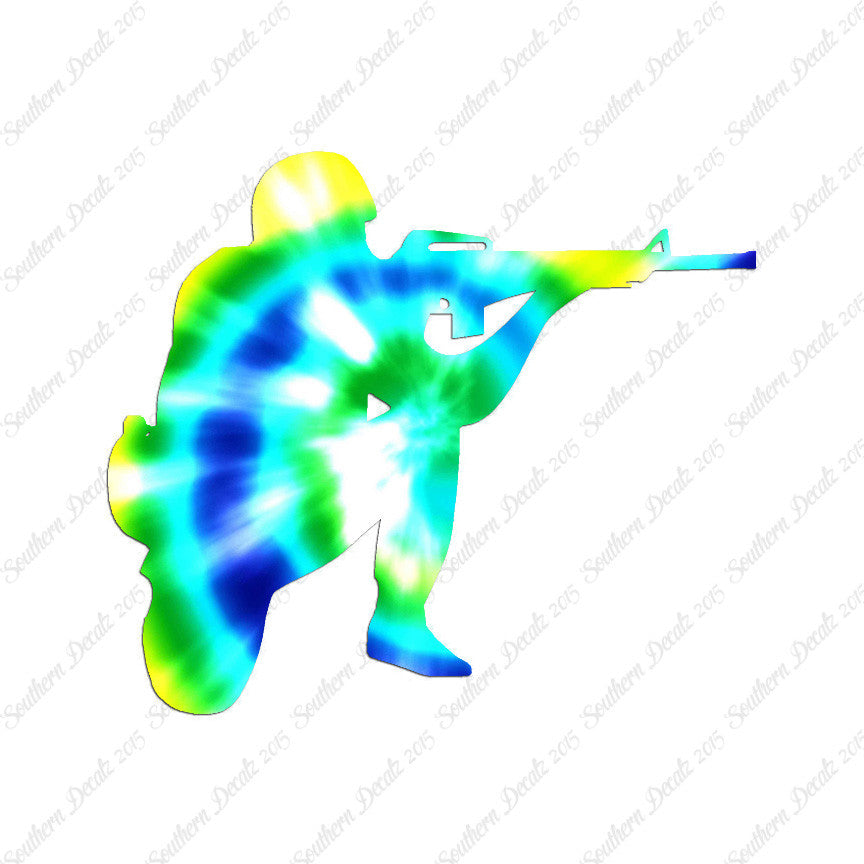 Kneeling Shooter Rifle