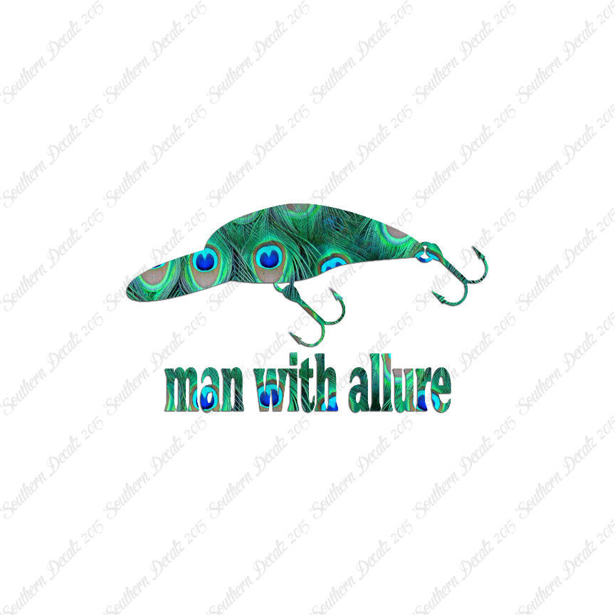 Man With Allure Lure Fishing