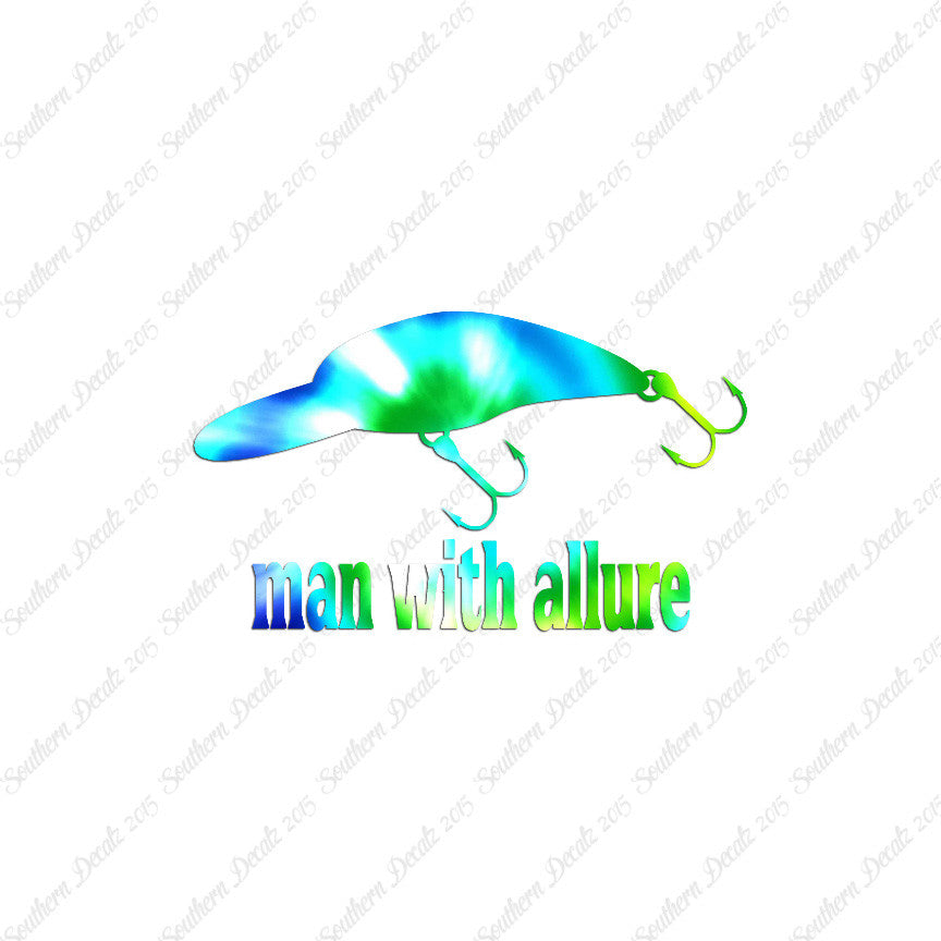 Man With Allure Lure Fishing
